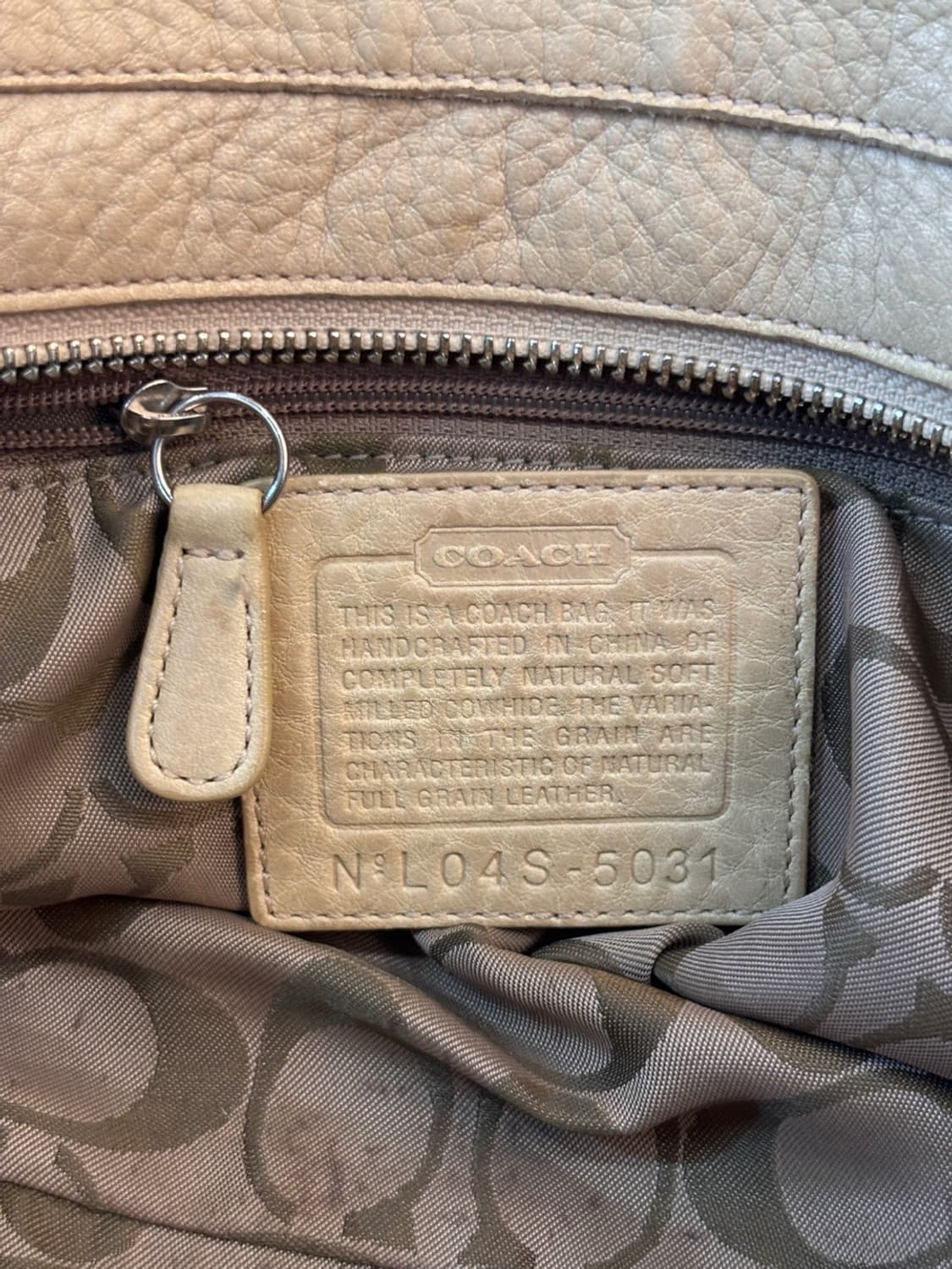 Vintage Old Coach Leather Bag 상품이미지9