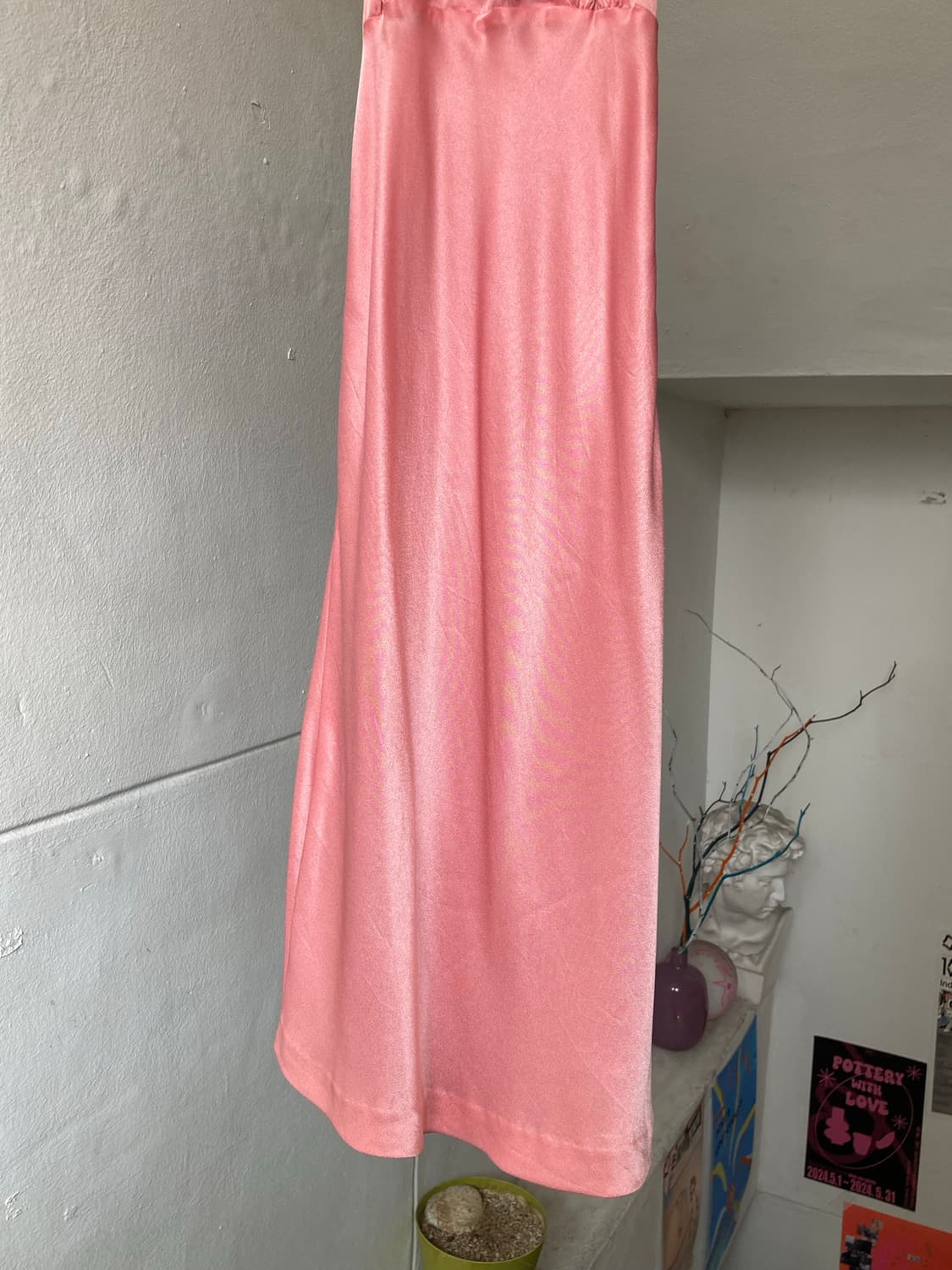 핑크 홀터넥 퀸카 드레스 상품이미지3