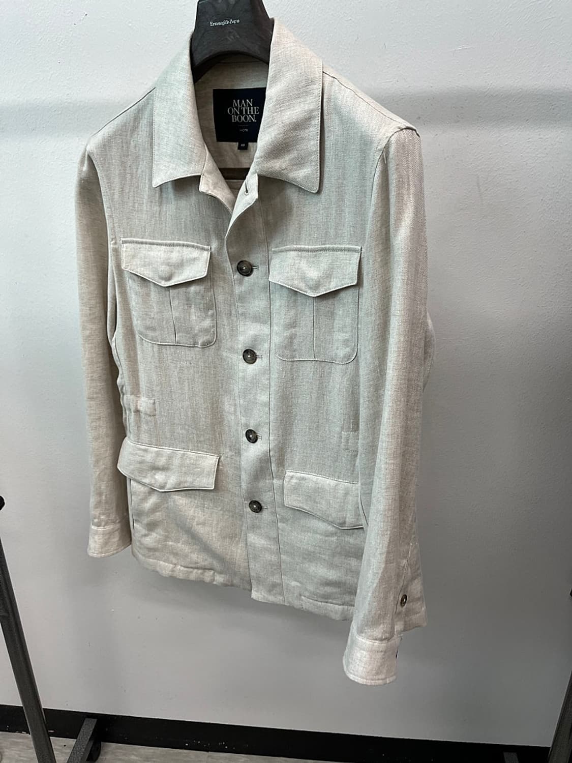 95-100) 맨온더분 린넨 사파리자켓  상품이미지1