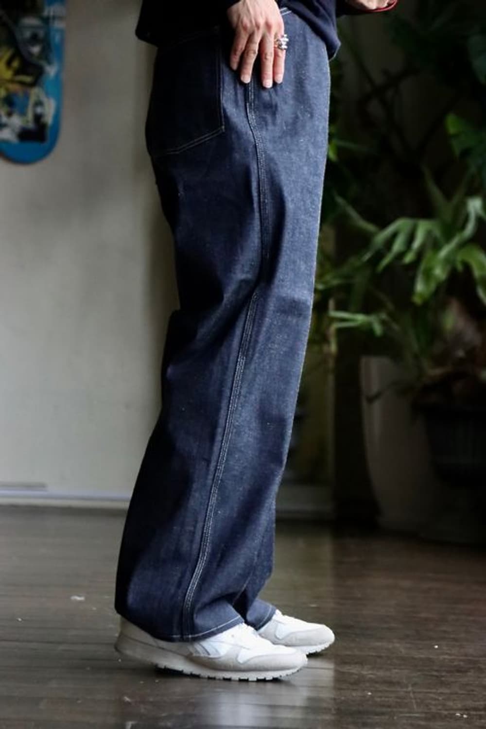 아프레쎄 밀리터리 인디고 데님 팬츠 상품이미지8