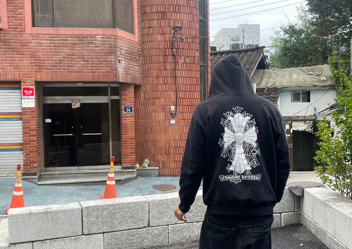 크롬하츠 세메터리 대거 후드집업 L 상품이미지1