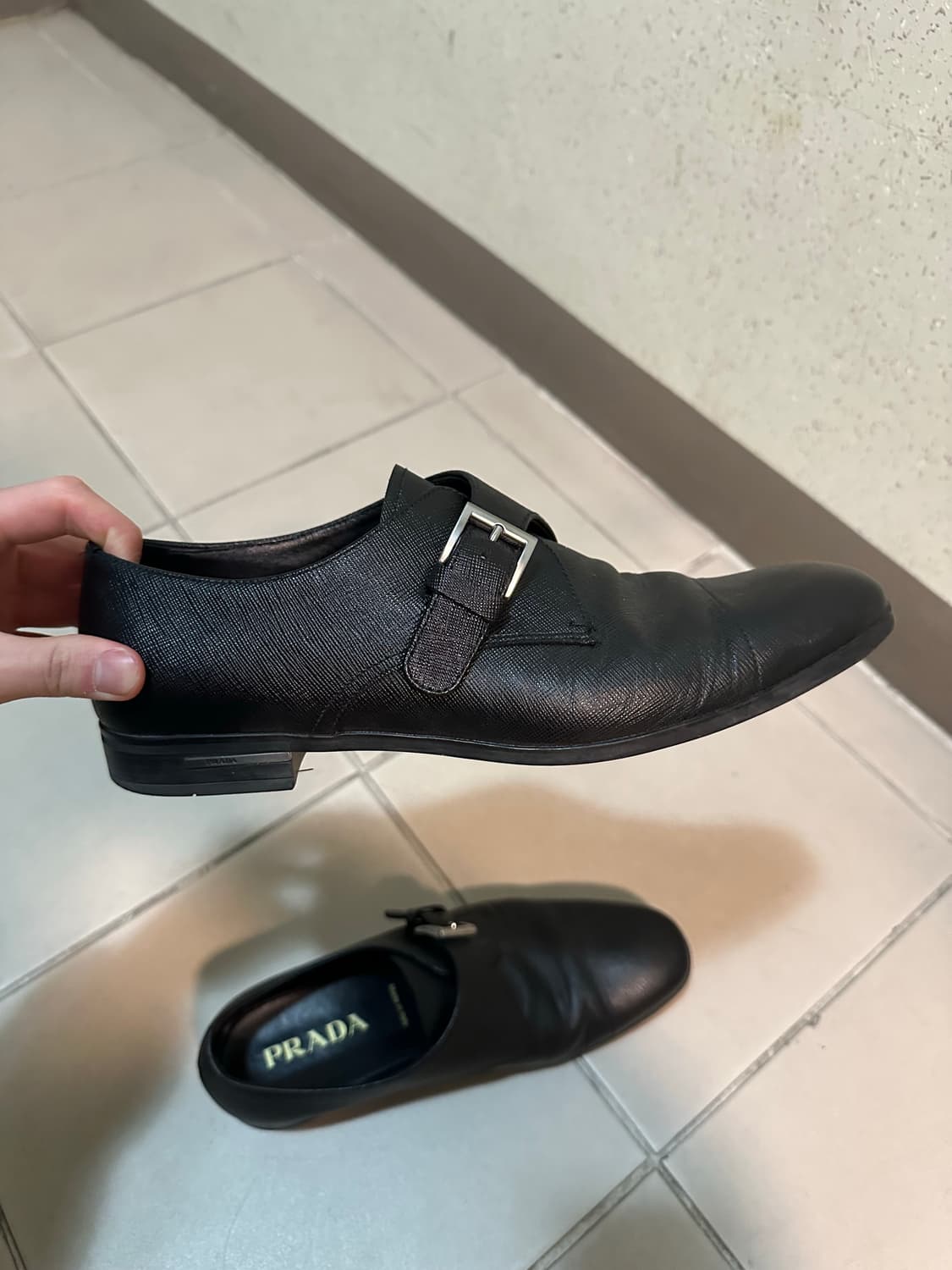 프라다 몽크 스트랩 로퍼 42.5 사이즈 상품이미지3