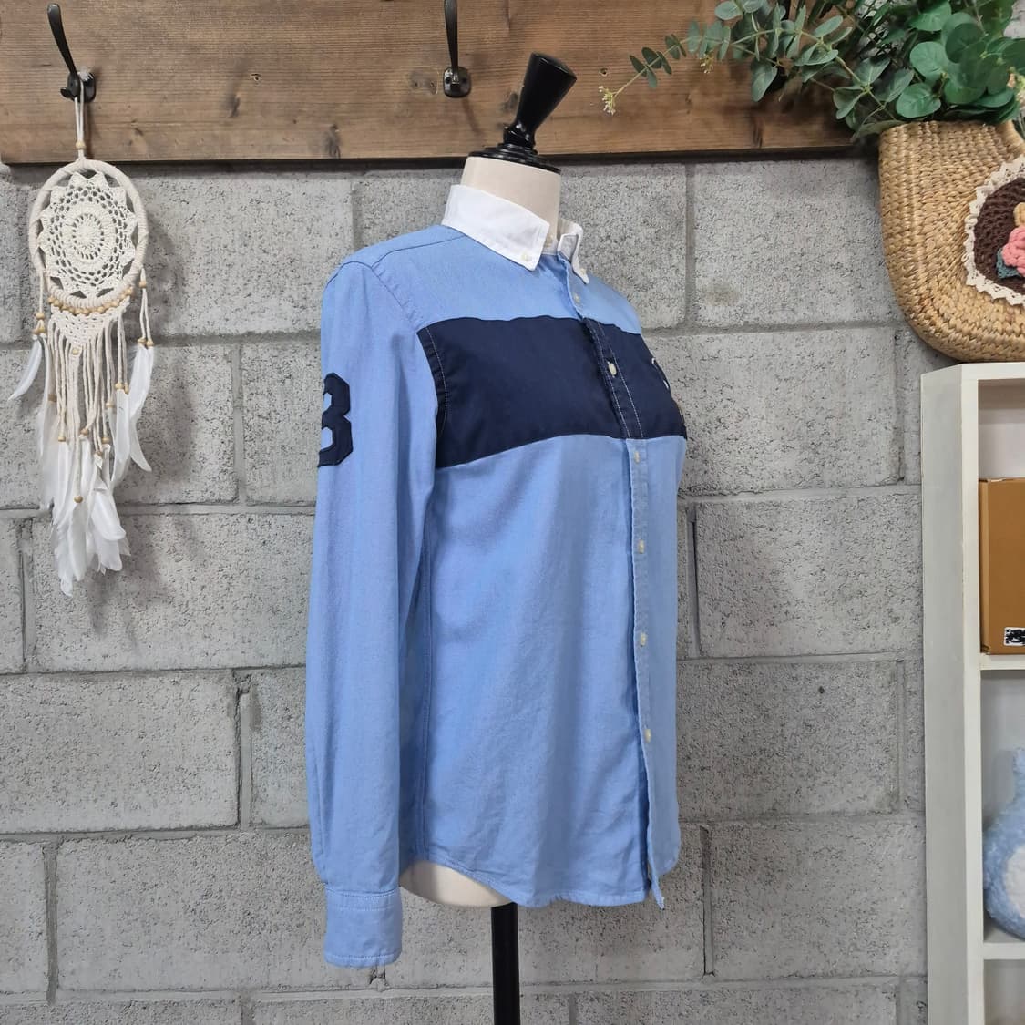 폴로 랄프로렌 블루 빅포니 셔츠 상품이미지4