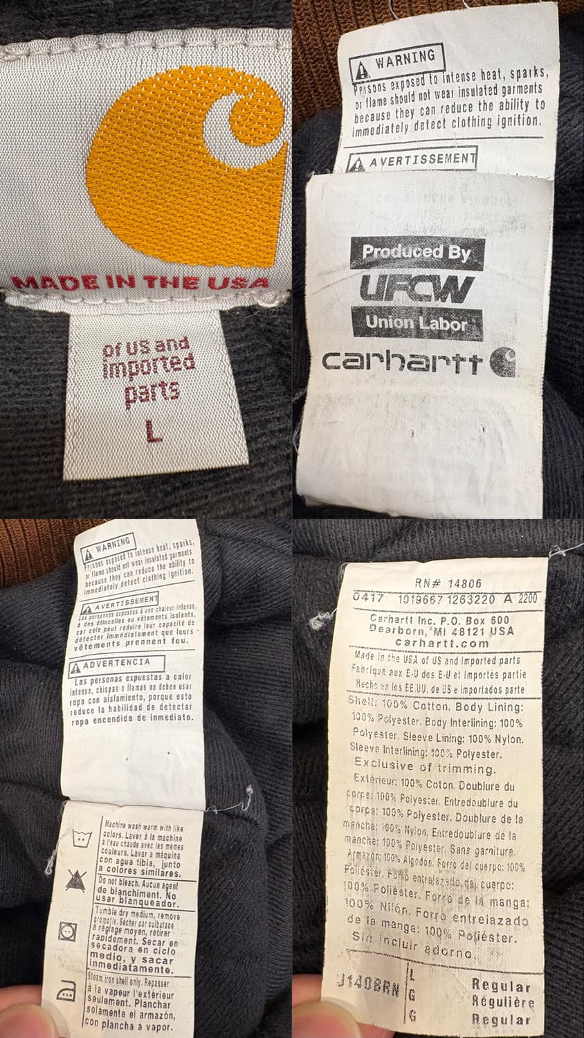 칼하트 덕 액티브 자켓 상품이미지10