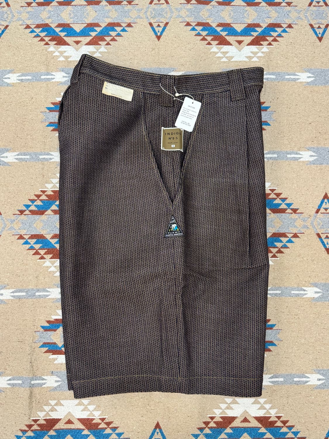 [2][M] 캐피탈 센츄리 버뮤다 데님 쇼츠 브라운  상품이미지5