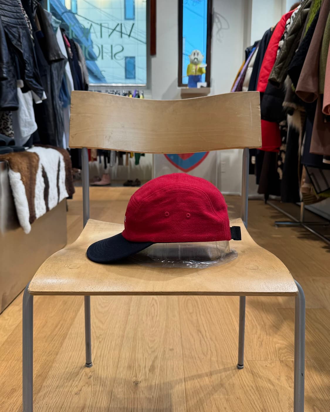 슈프림 레드 투톤 캠프캡  상품이미지3