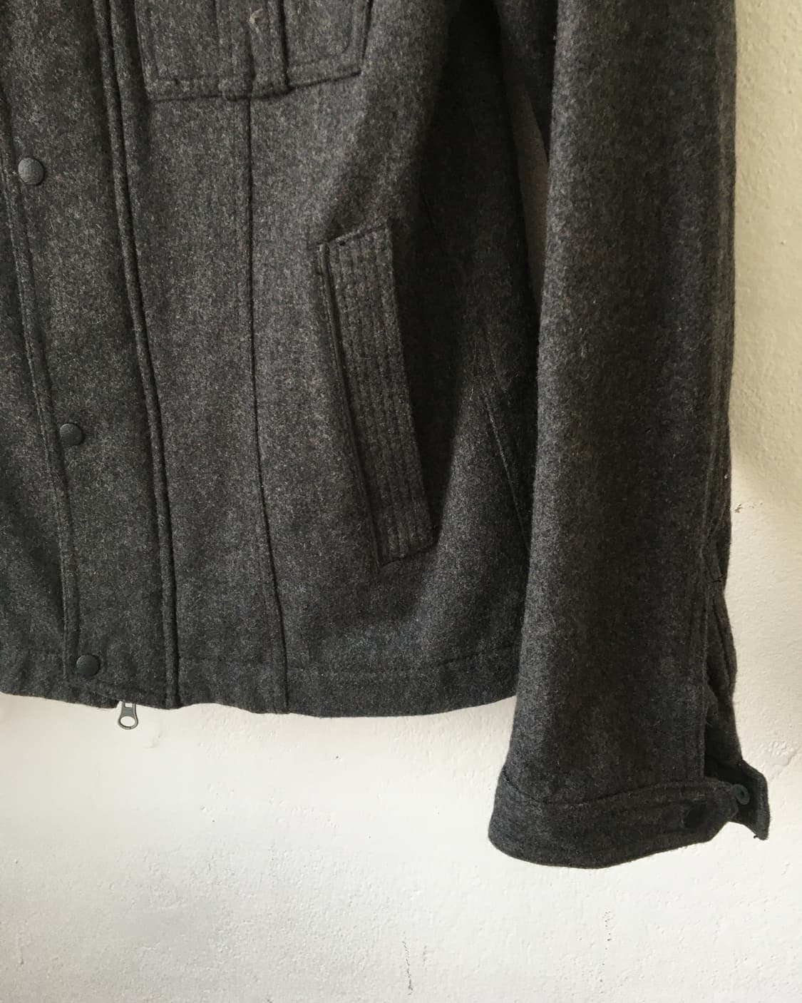 High neck woolen jacket 상품이미지5