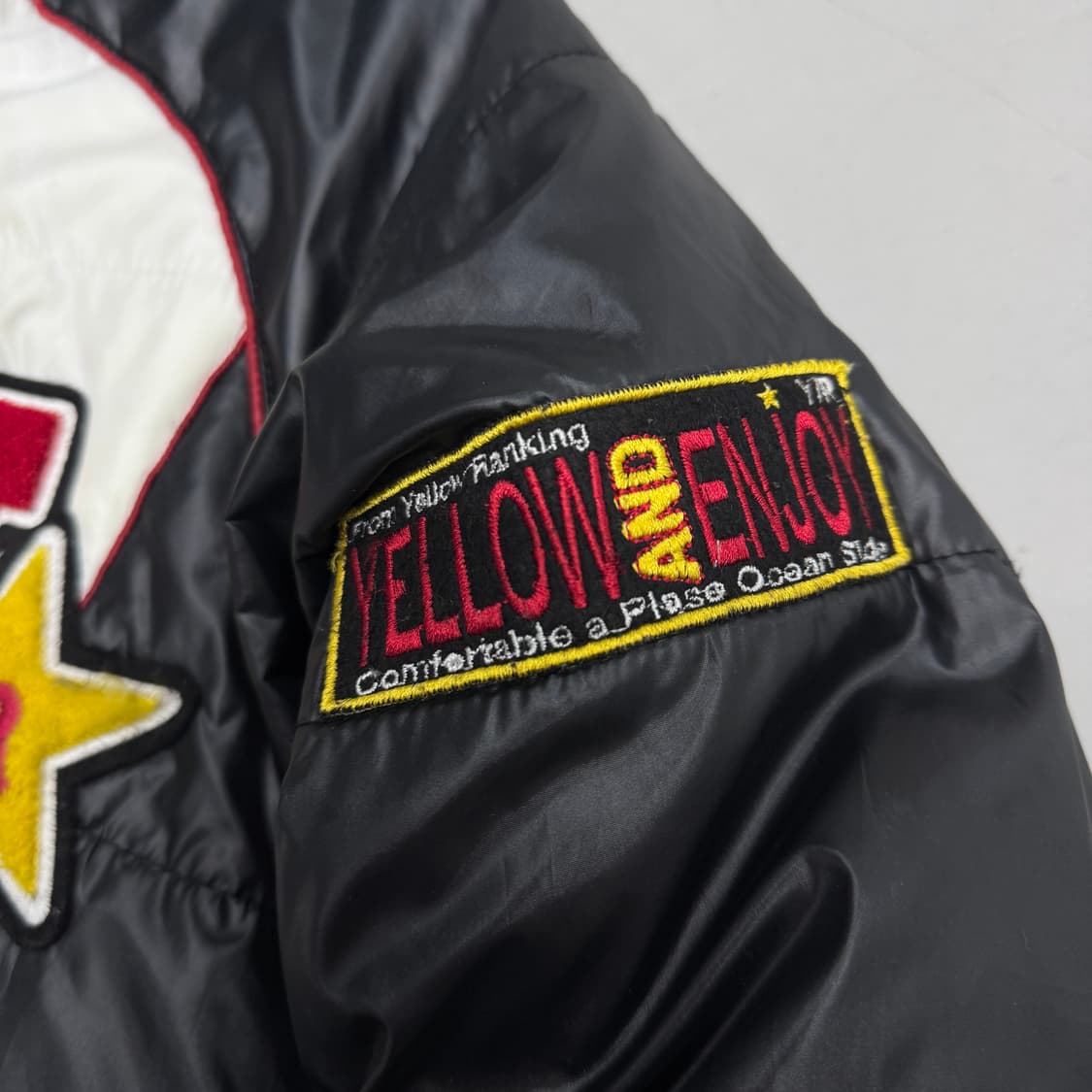 JPN 제팬 레이싱 패치 패딩 자켓 상품이미지5