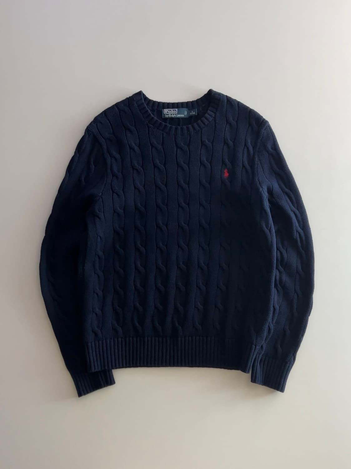 폴로 랄프로렌 케이블 니트 M 상품이미지1