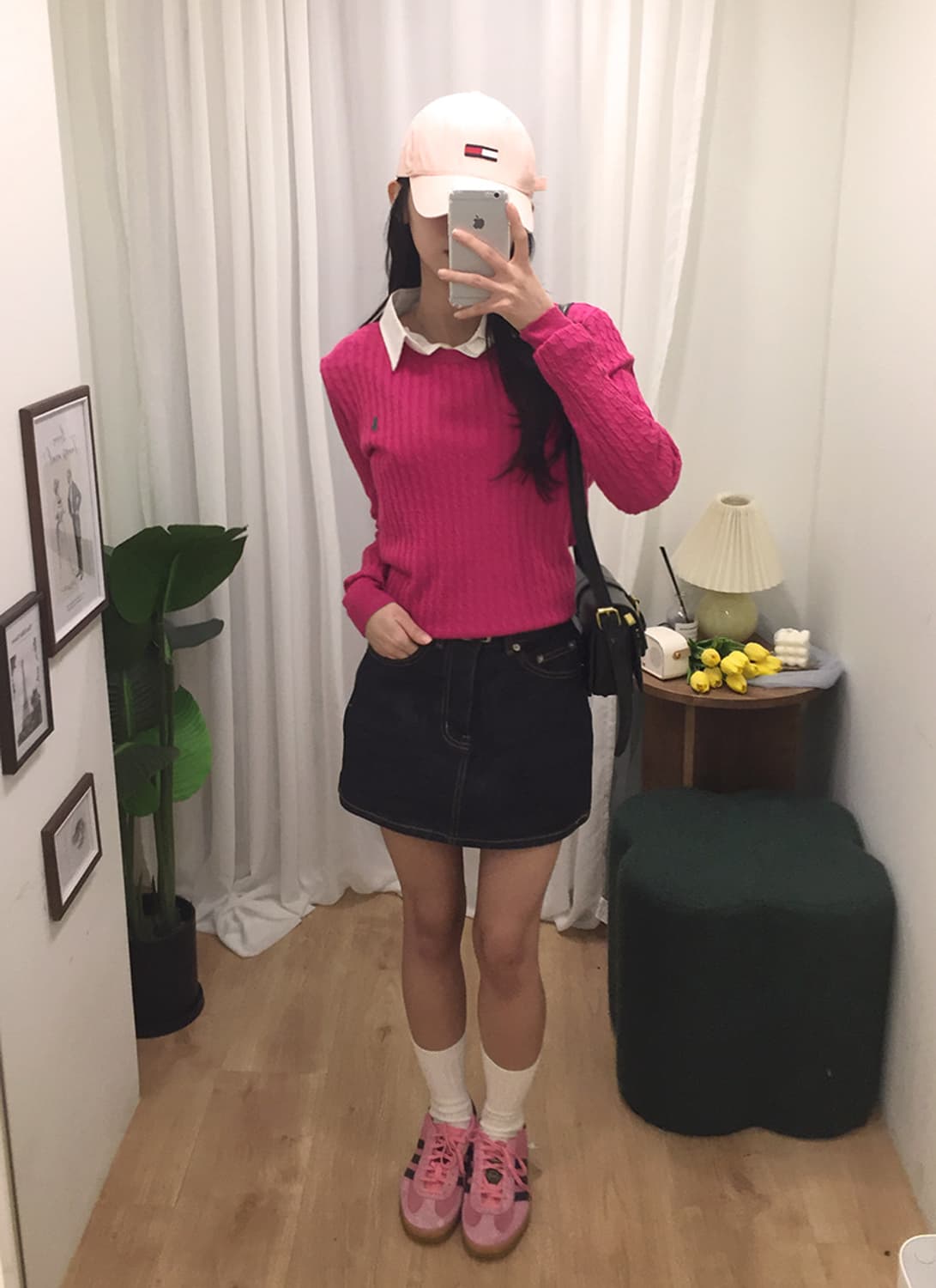 여성 폴로 케이블 니트 95 상품이미지1