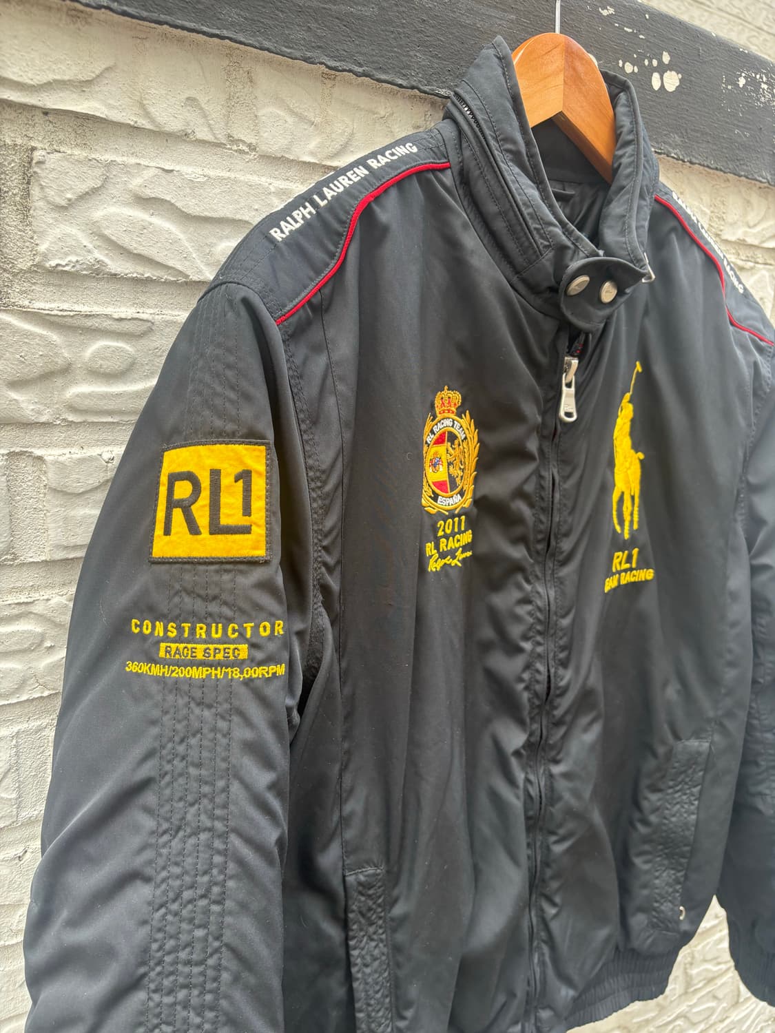 폴로 레이싱 패딩 자켓 상품이미지2