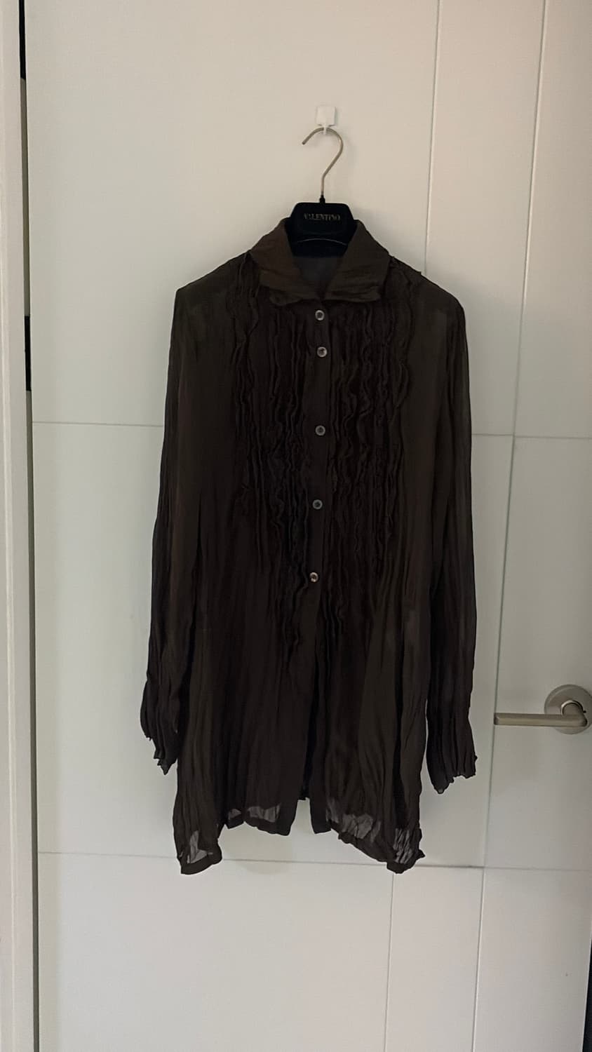  일본 브랜드 에버큐브 플리프 블라우스 44-66 정품  상품이미지1