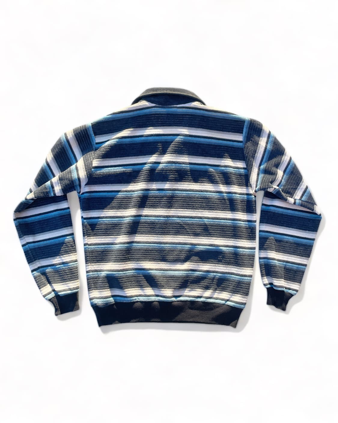 70’s blue stripe pile shirts 상품이미지2