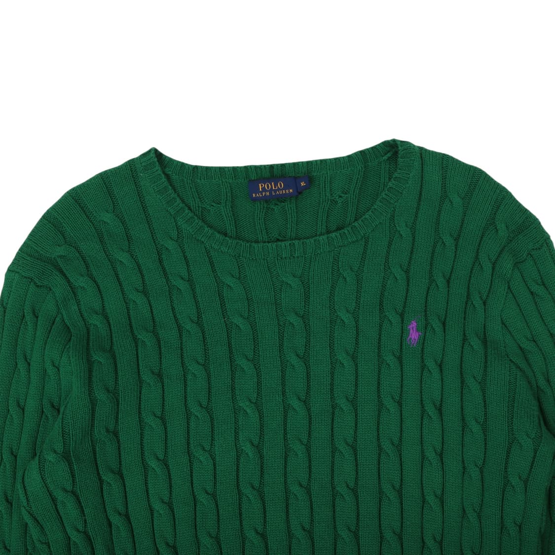 폴로 랄프로렌 딥그린 케이블 니트 상품이미지2