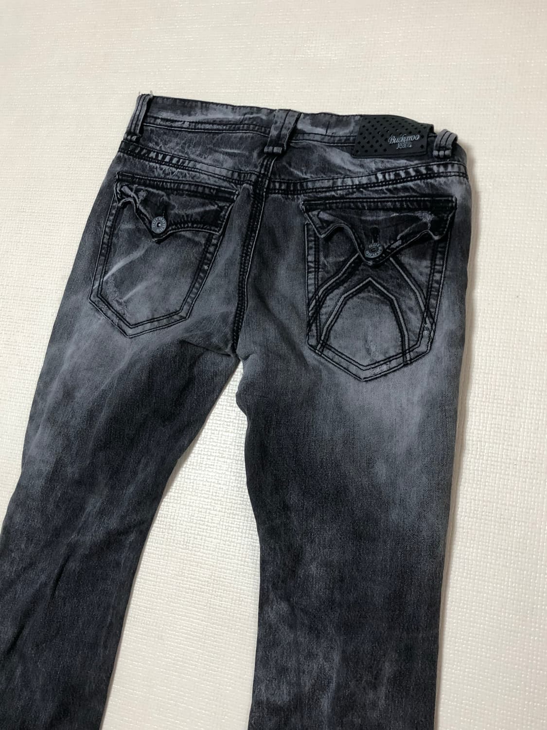 빈티지 버커루 블랙 데님 팬츠 상품이미지9
