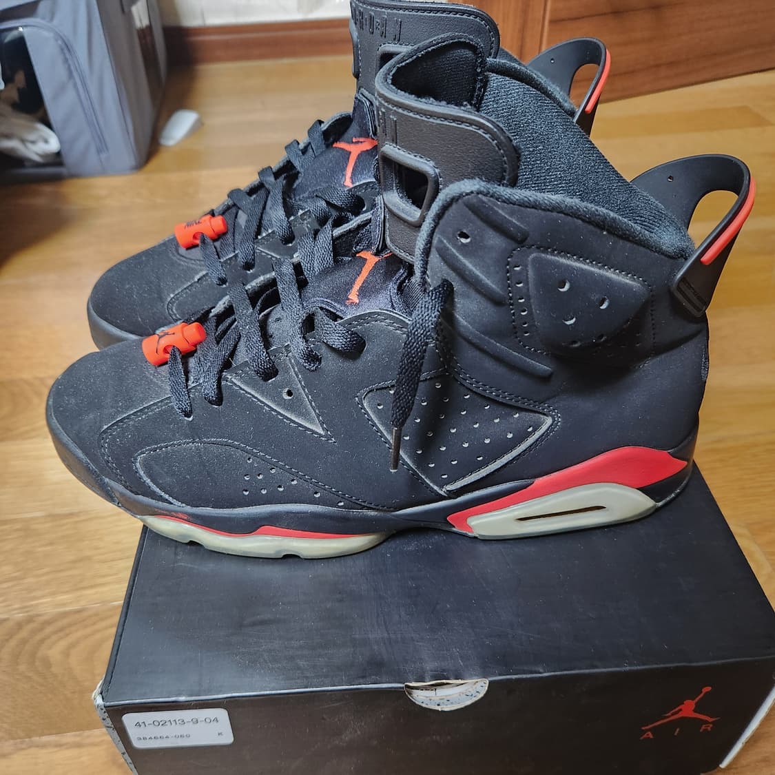 2014 조던6 블랙인프라레드 275 상품이미지3