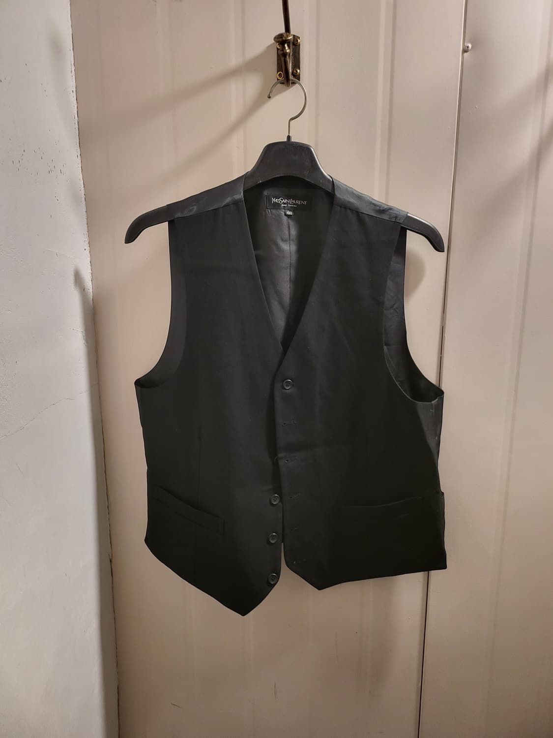 입생로랑 블랙  베스트 정장 조끼 상품이미지1