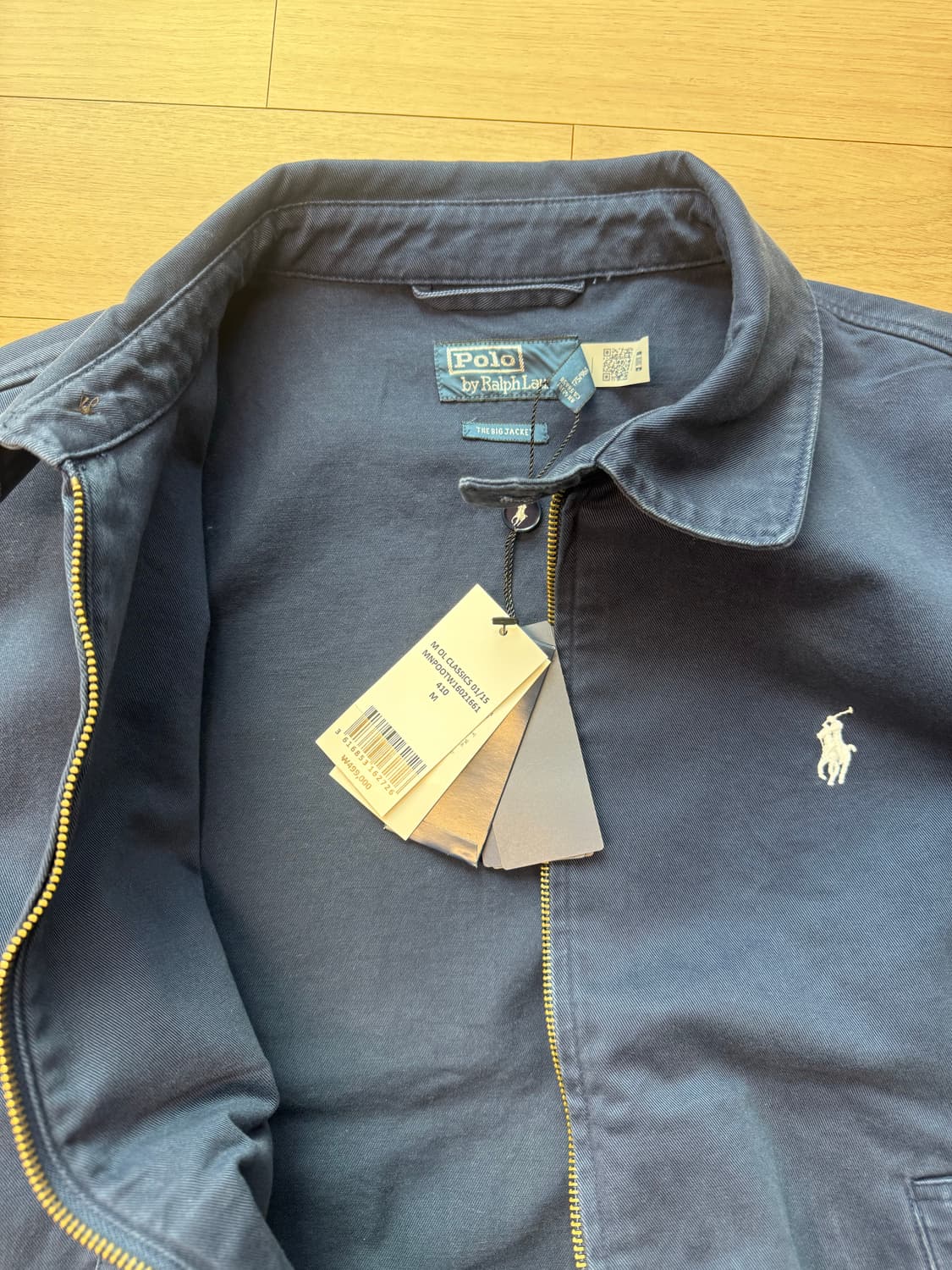 폴로 빅자켓 네이비 M 새상품  상품이미지2