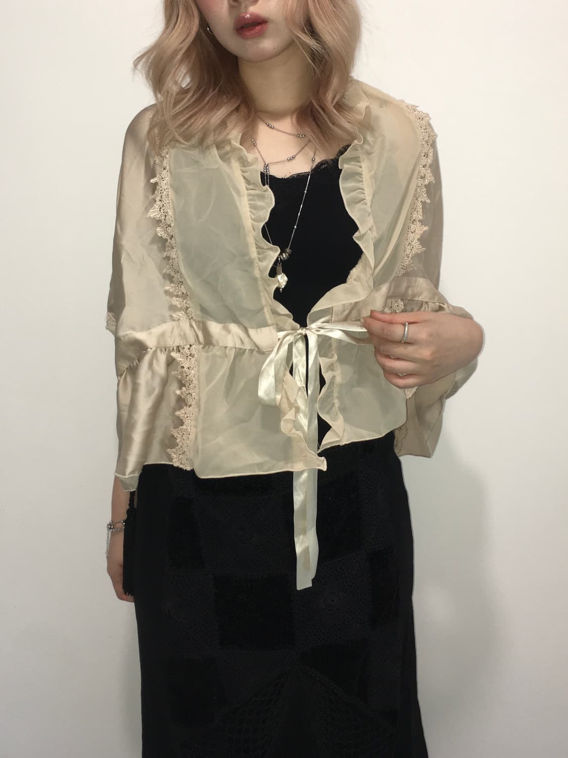 Axes femme antique cape blouse 상품이미지5