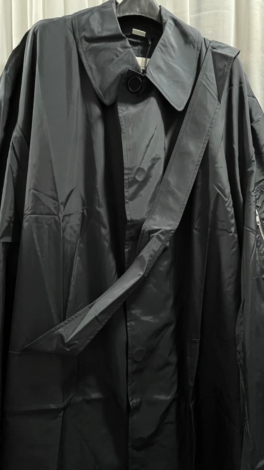 랜덤아이덴티티/ 시그니쳐 비대칭 레인 코트/ L 상품이미지5