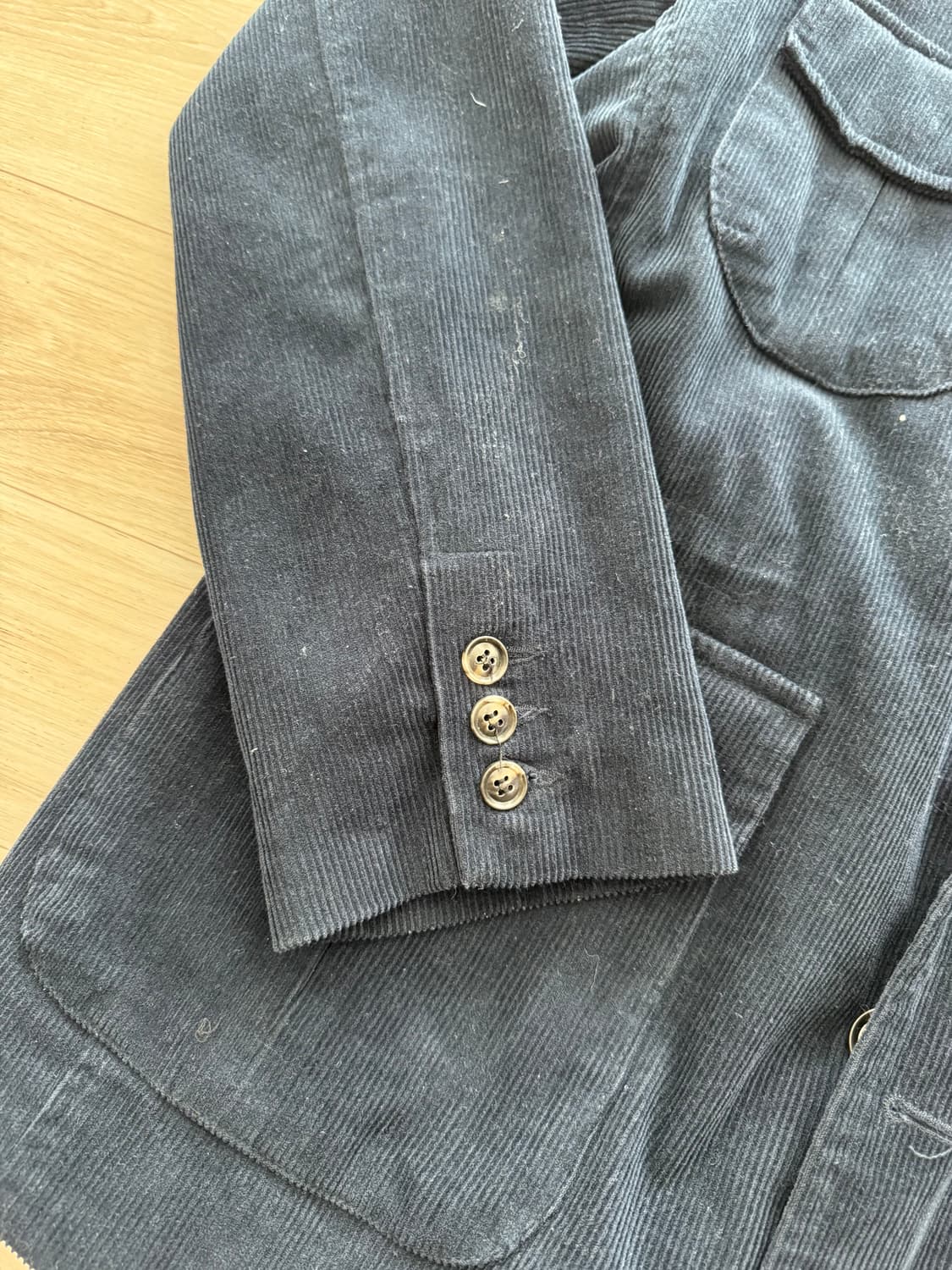 코듀로이 스포츠 자켓 네이비 L 상품이미지3