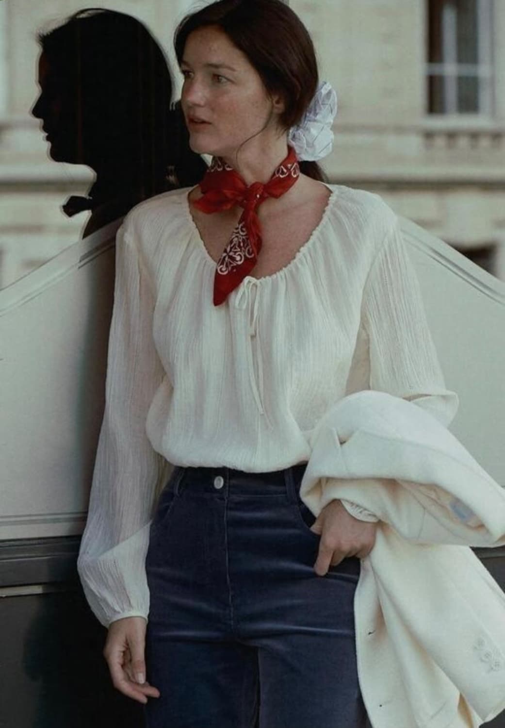 타낫 tannat 밴딩 크롭 블라우스  상품이미지3