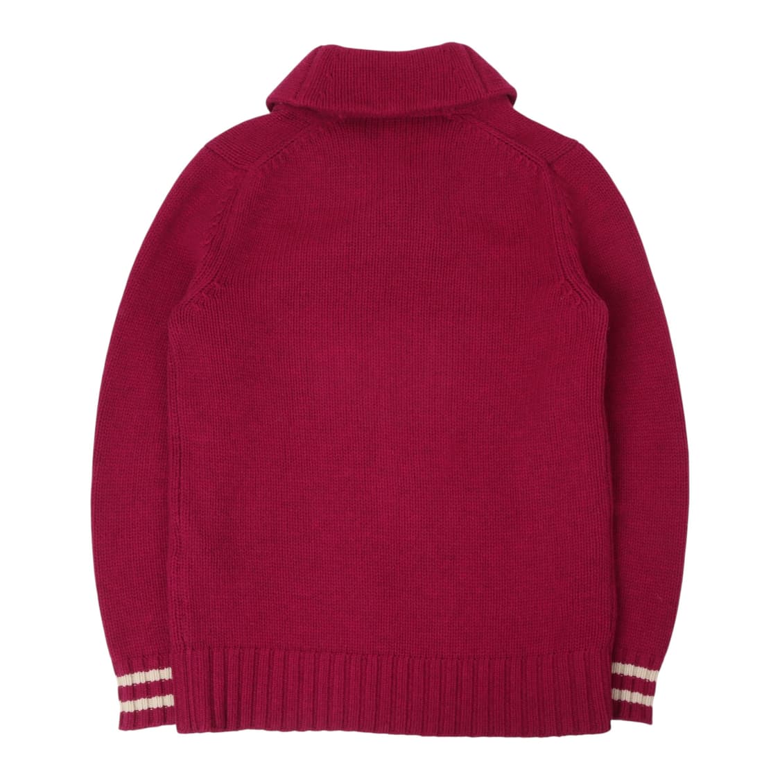 라코스테 버건디 숄카라 니트 상품이미지5