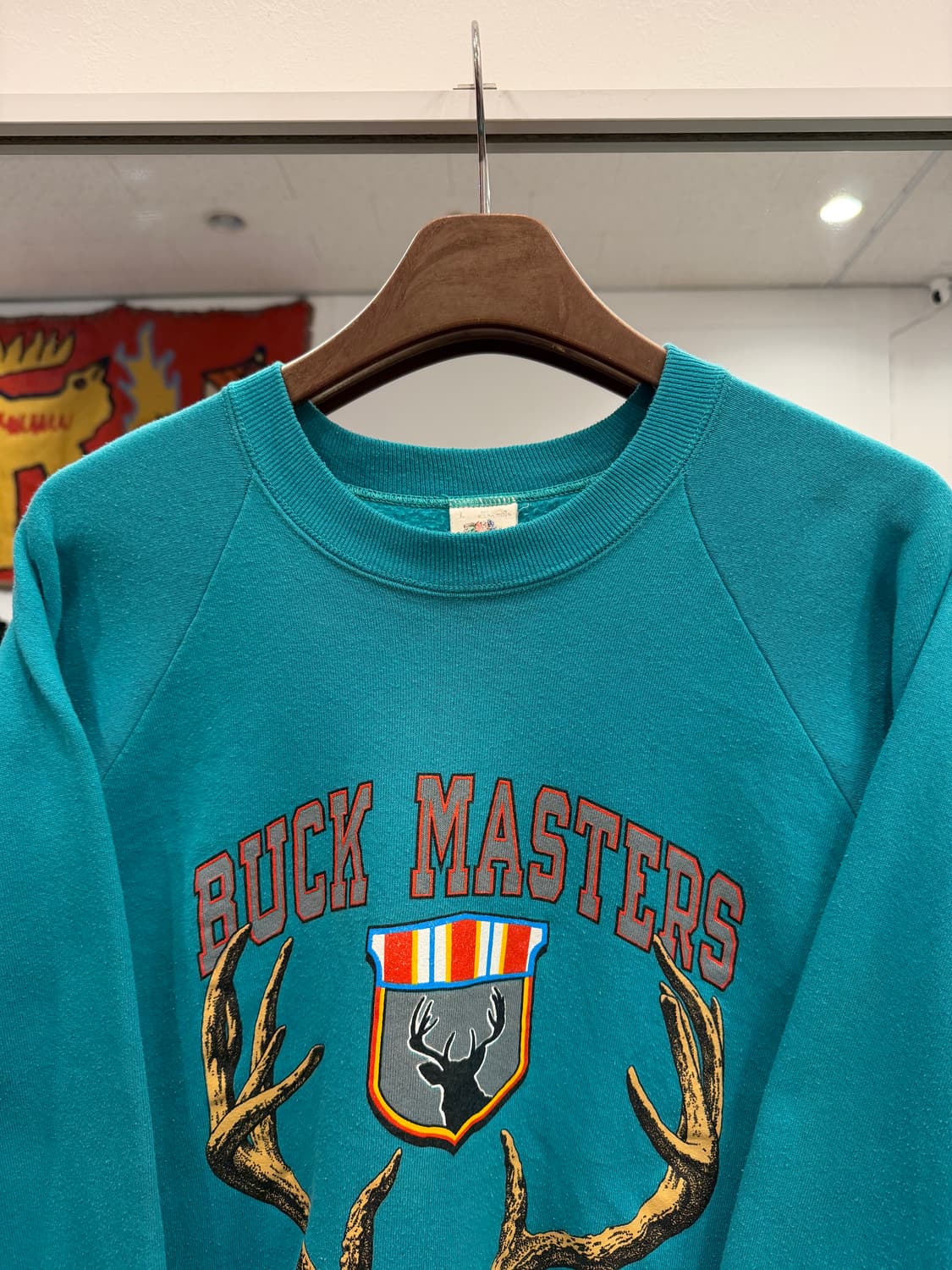 80s Fruit Of The Loom BUCK MASTERS 스웻셔츠 상품이미지3