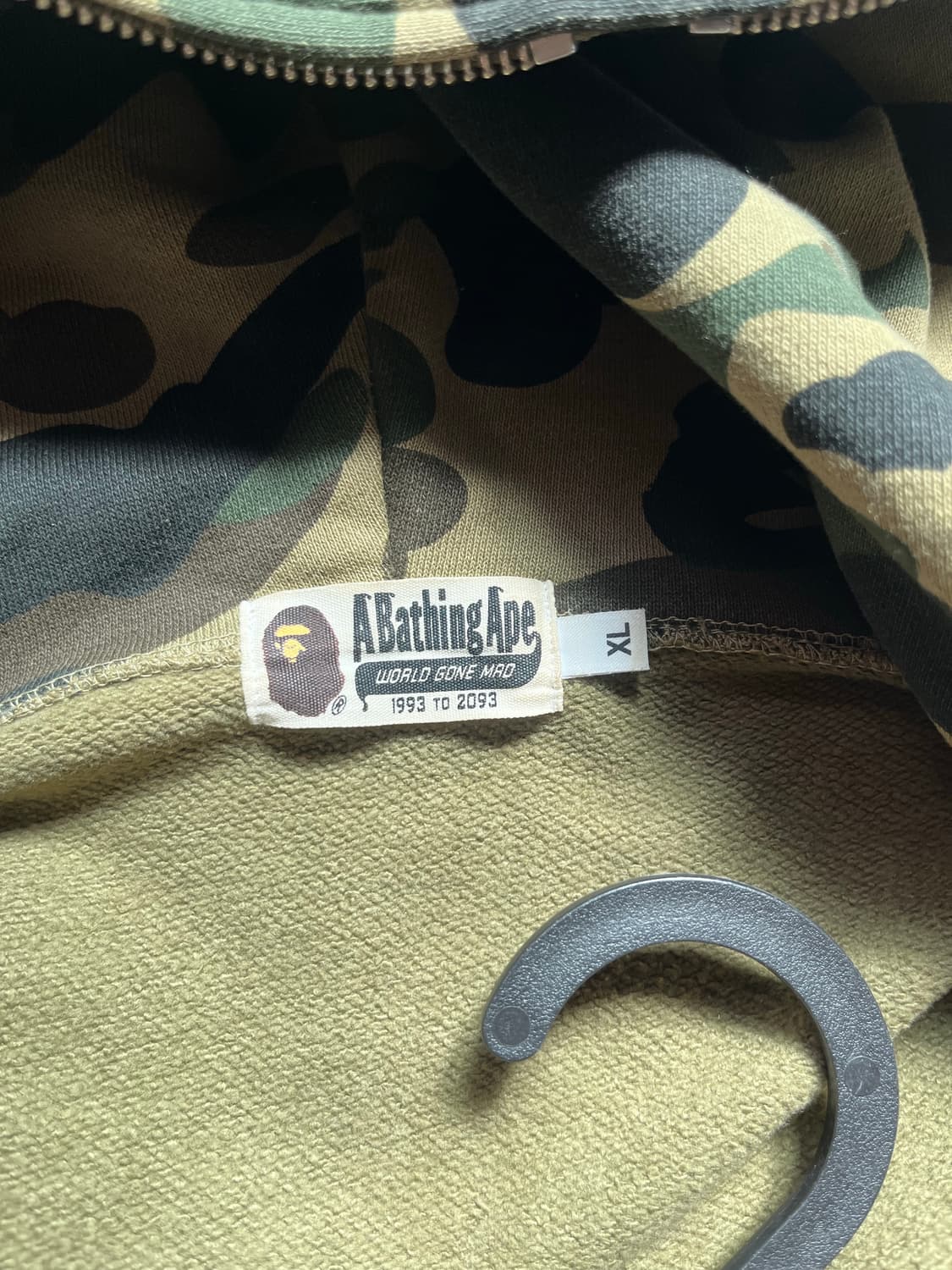 베이프 녹계 후드집업 상품이미지7