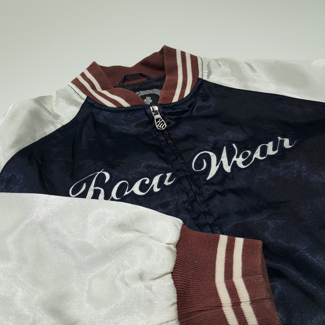 CL937 S 로카웨어 00s 한국판 새틴 바시티자켓 상품이미지5