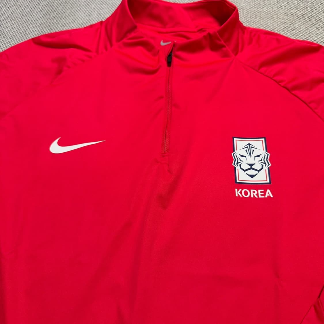 나이키 대한민국 축구 국대 하프집업 쉘 탑 상품이미지2