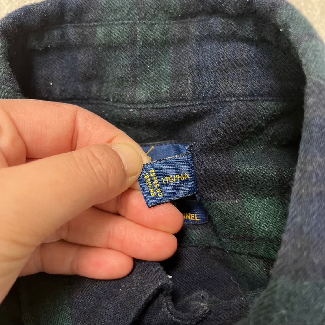 100 폴로 랄프로렌 빅포니 코튼 체크셔츠 상품이미지4