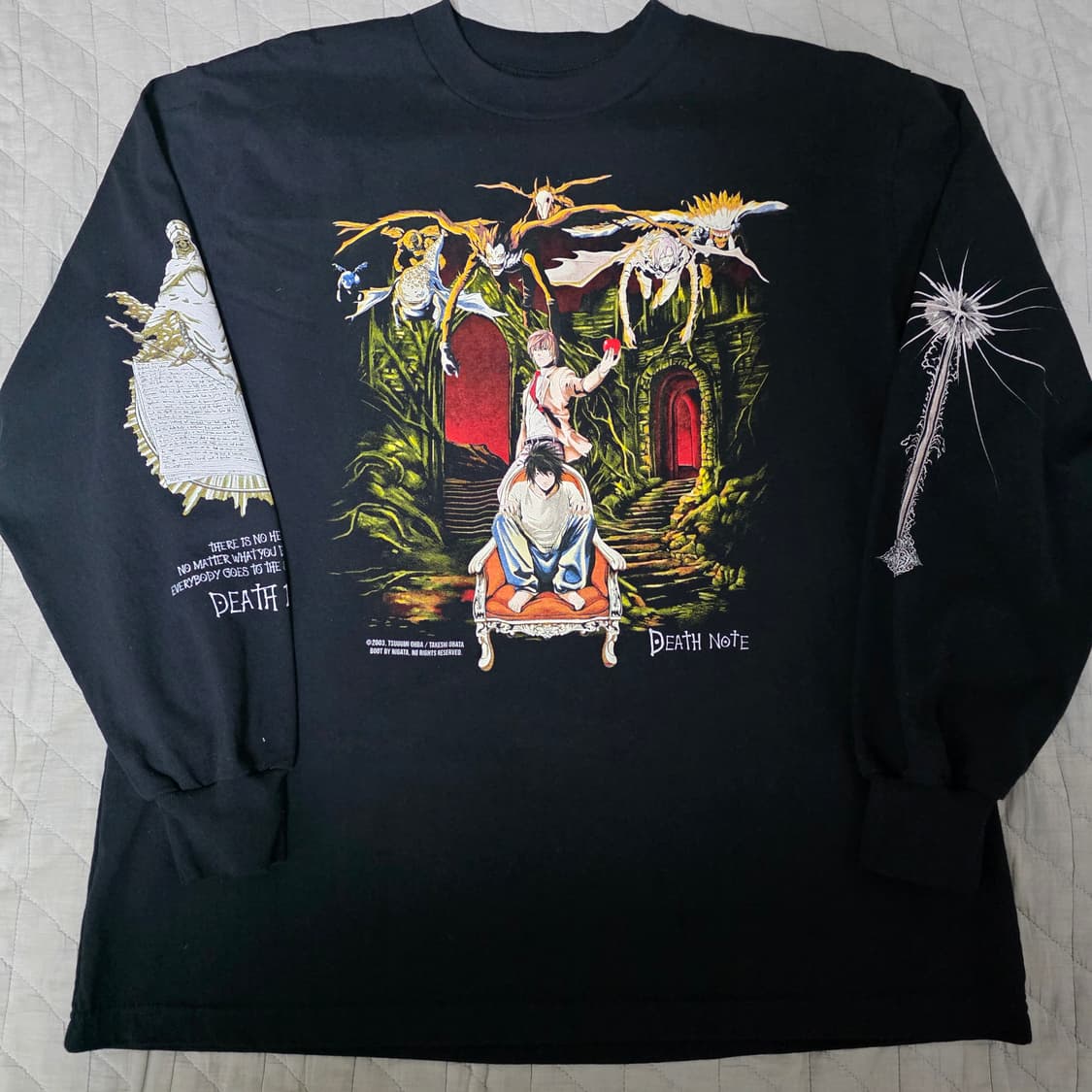 [XL] BOOT 부틀렉 데스노트 블랙 롱슬리브 상품이미지1