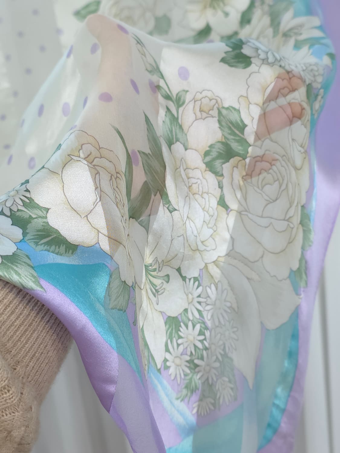 란셀 실크스카프 상품이미지2