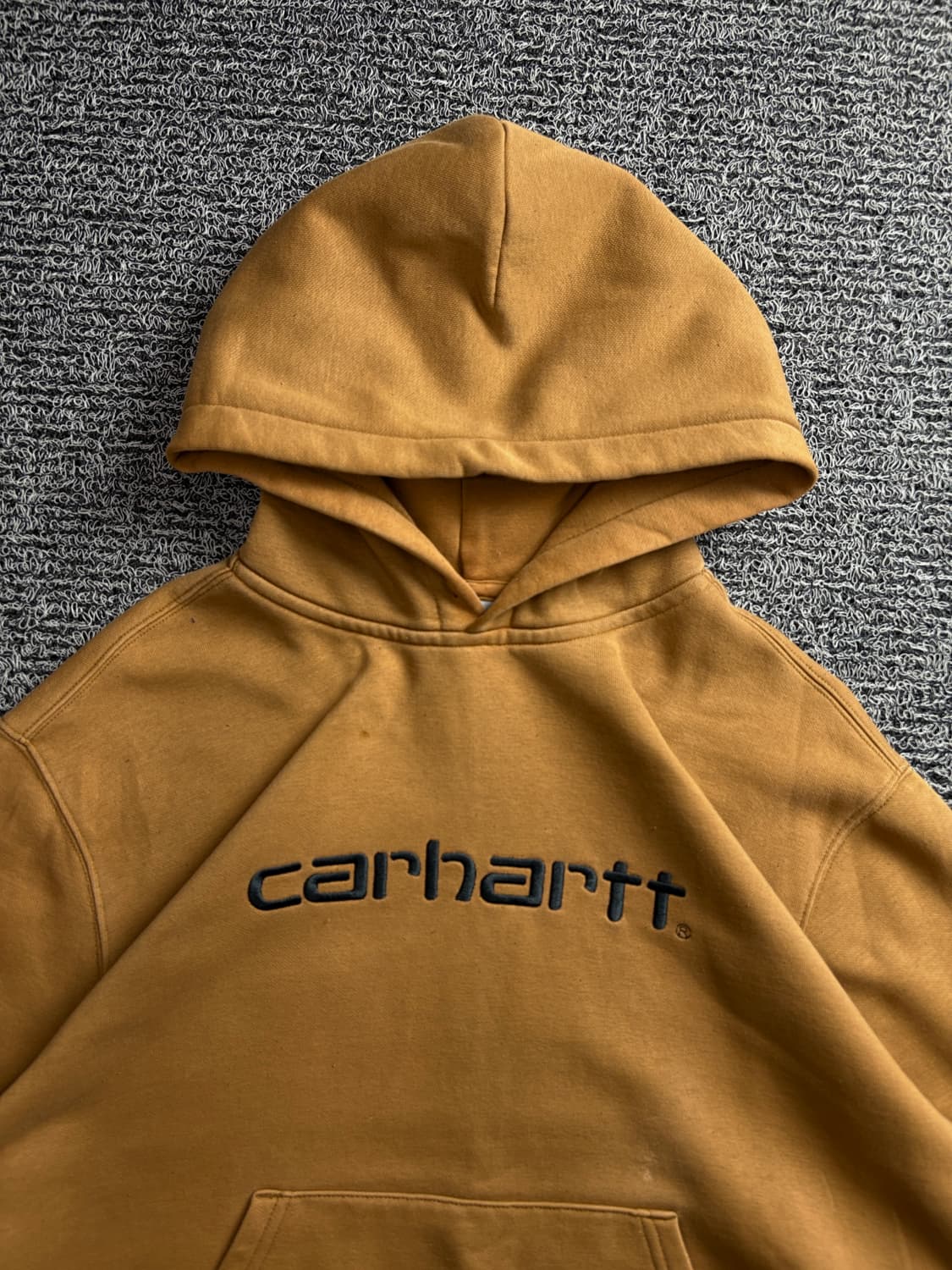 칼하트 WIP 스팰로고 후디 브라운 3787 상품이미지1