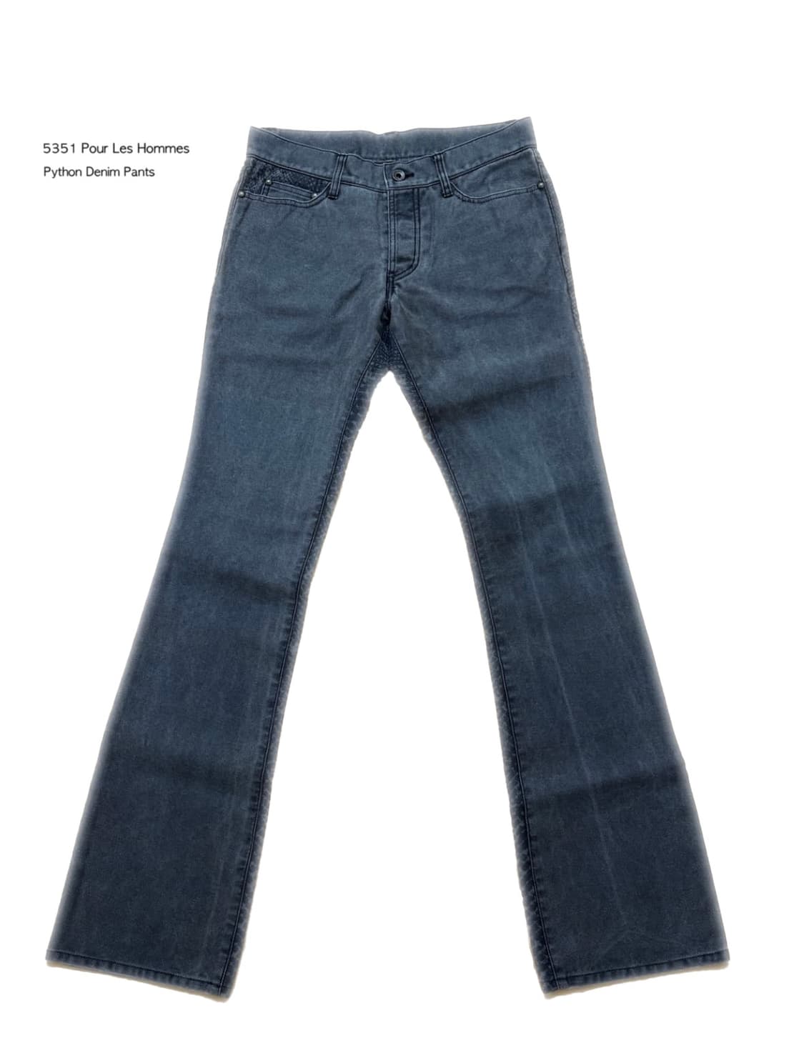 5351 Pour Les Hommes Python Denim Pants 상품이미지1
