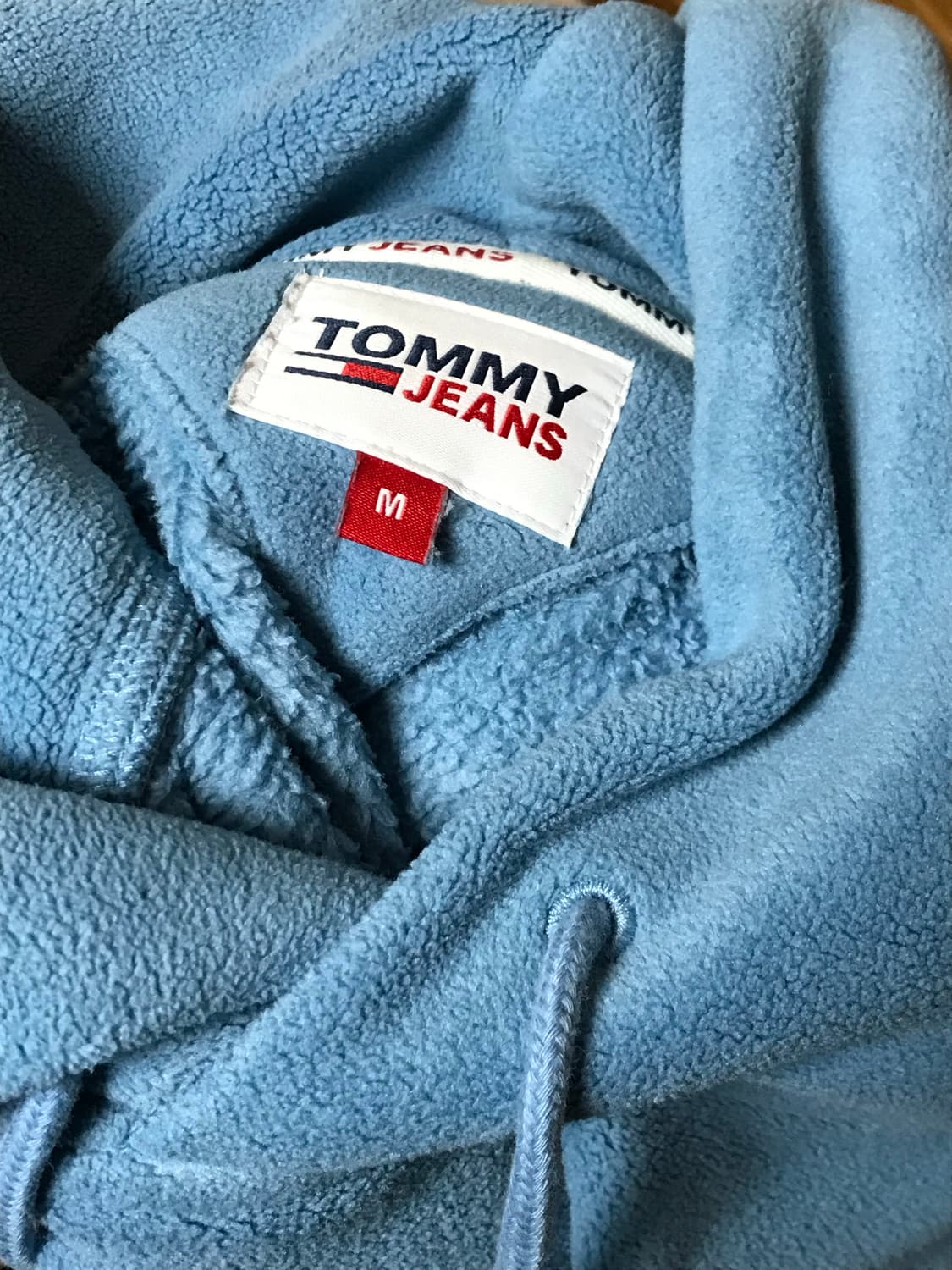 타미진스 여성 후리스 후드티 m 하늘색 상품이미지4