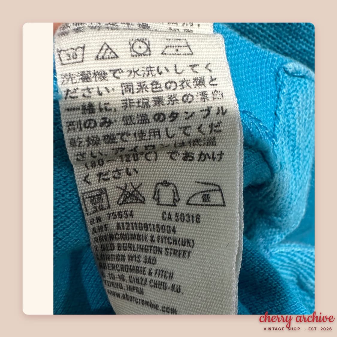 아베크롬비 반팔 카라티 상품이미지4
