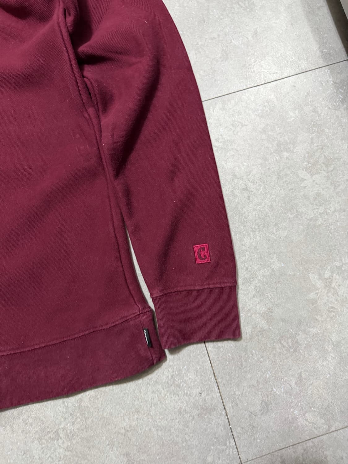 커버낫 빈티지 버건디 스웻셔츠  100size   상품이미지2