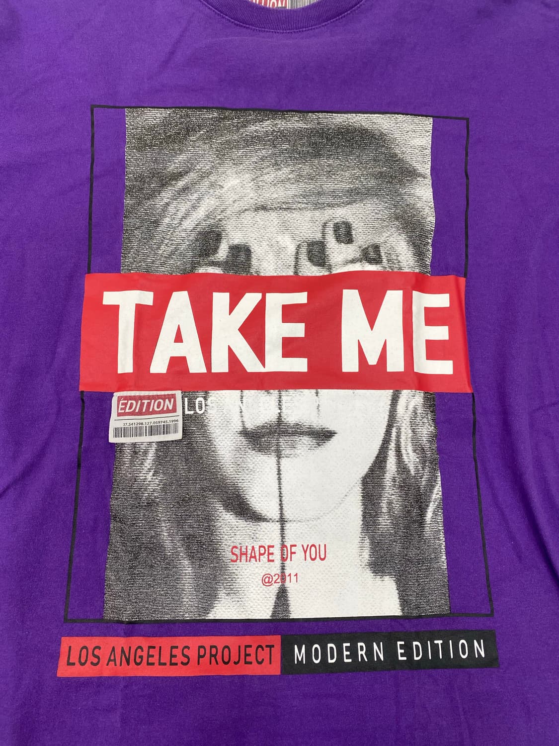 LAP 로스앤젤레스 프로젝트 퍼플 반팔 티셔츠 (free) 상품이미지2