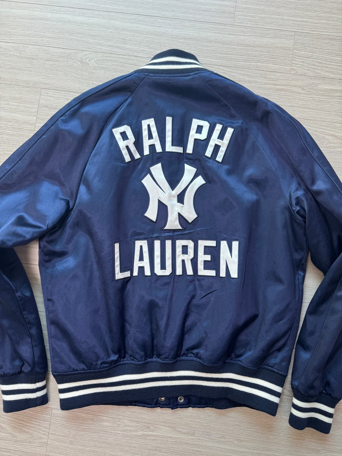 폴로 MLB 양키즈 새틴 바시티 자켓 상품이미지2