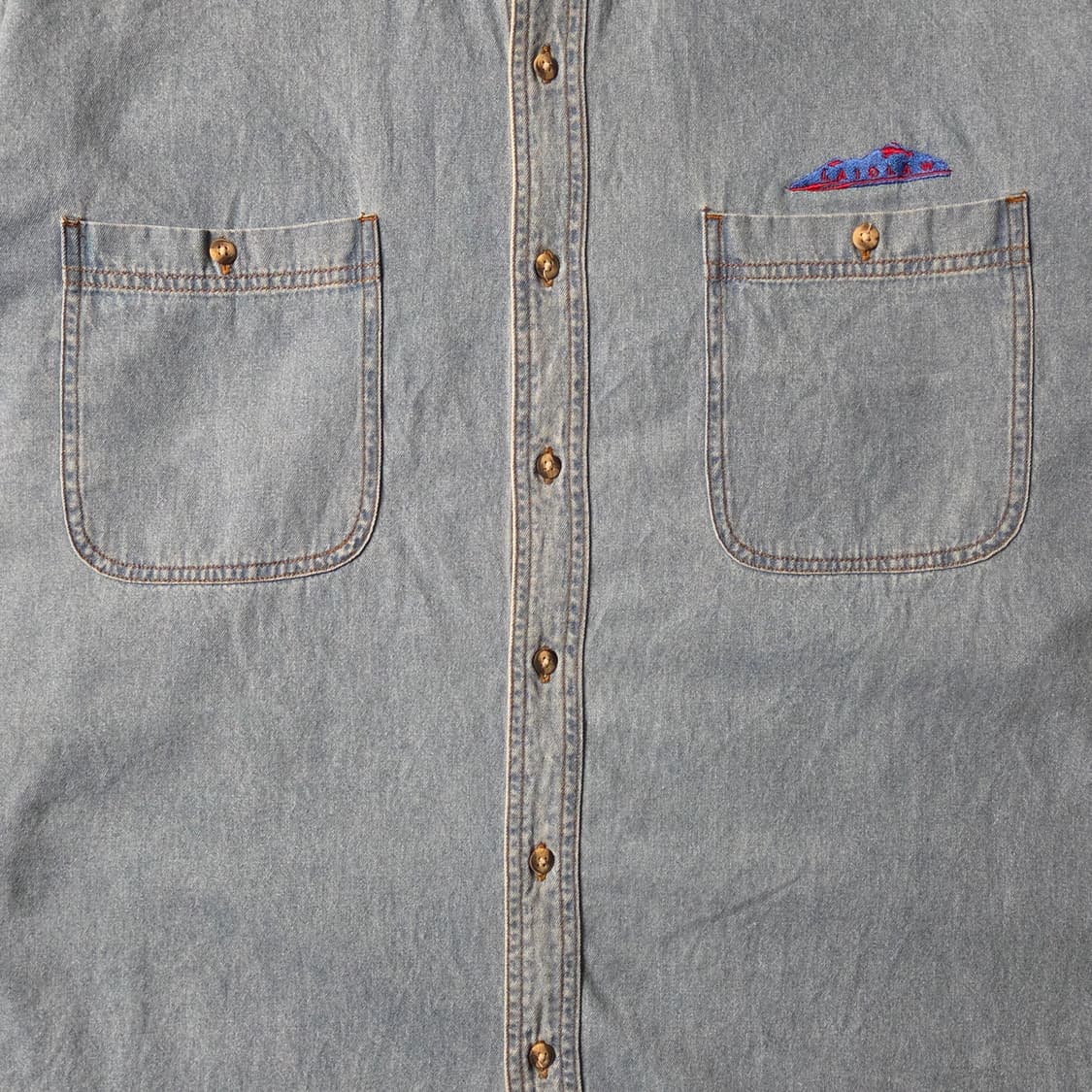 TEXX 빈티지 버튼다운칼라 코튼 데님 셔츠 A00649 상품이미지3