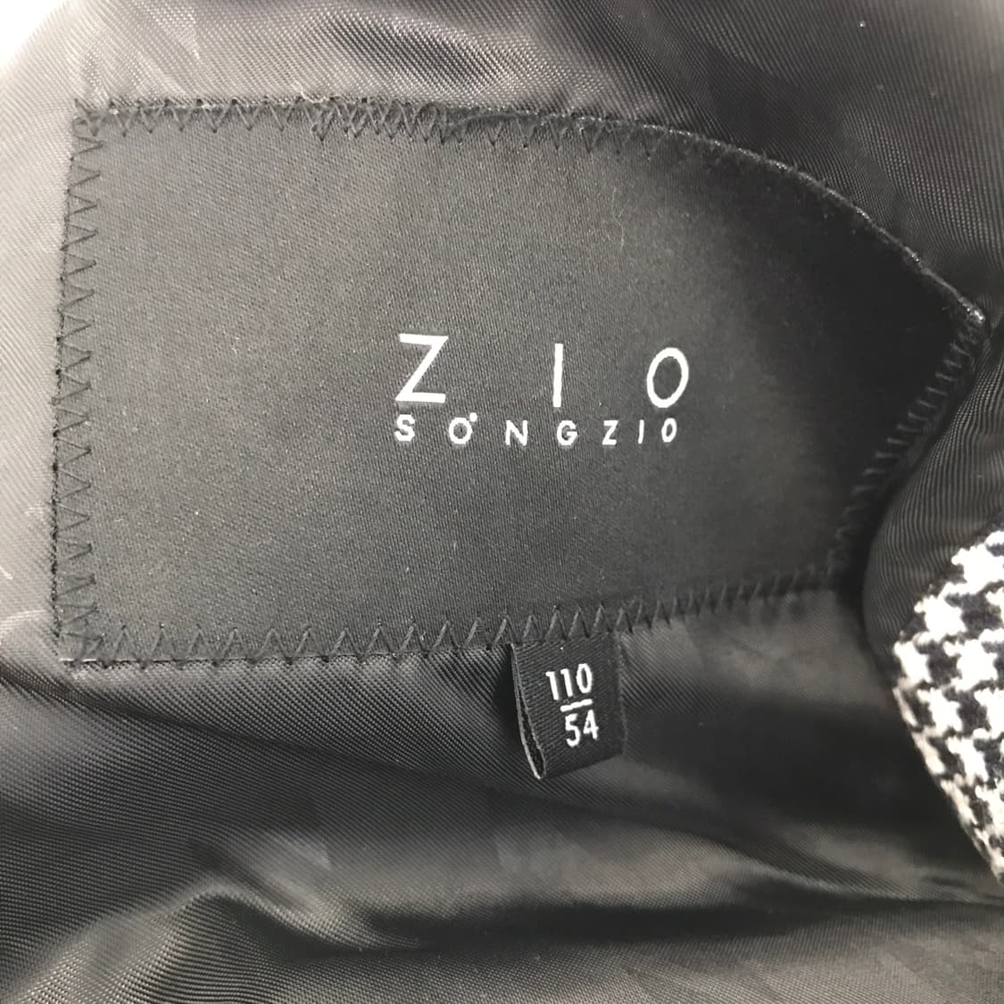 지오송지오 하운드투스 체크 모직자켓 [남성105] 상품이미지8