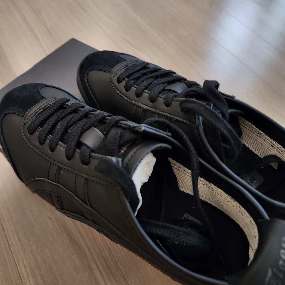 오니츠카타이거 멕시코 올블랙 230 상품이미지4