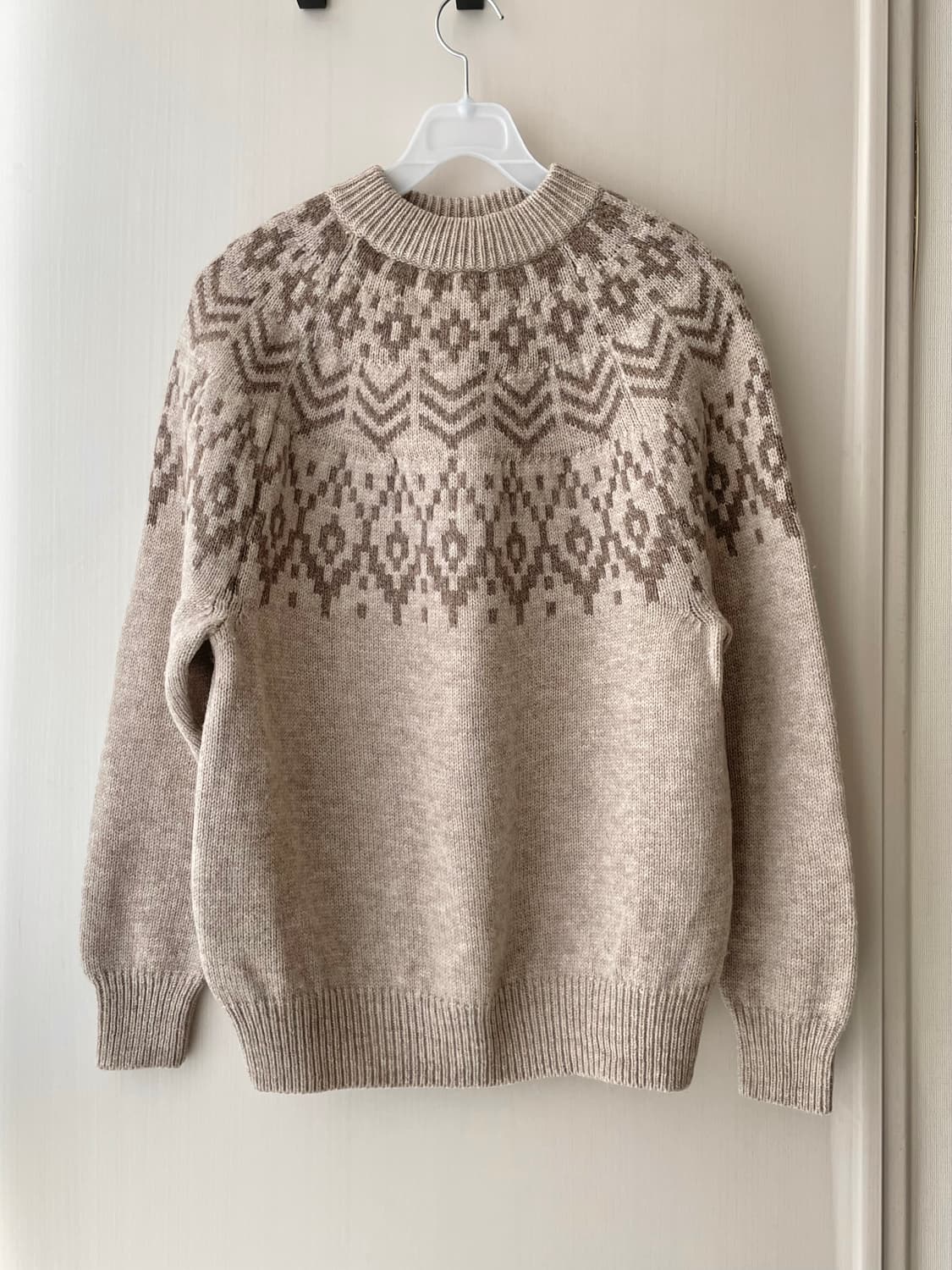 무인양품 노르딕 스웨터 / 모리걸 할모리 상품이미지1