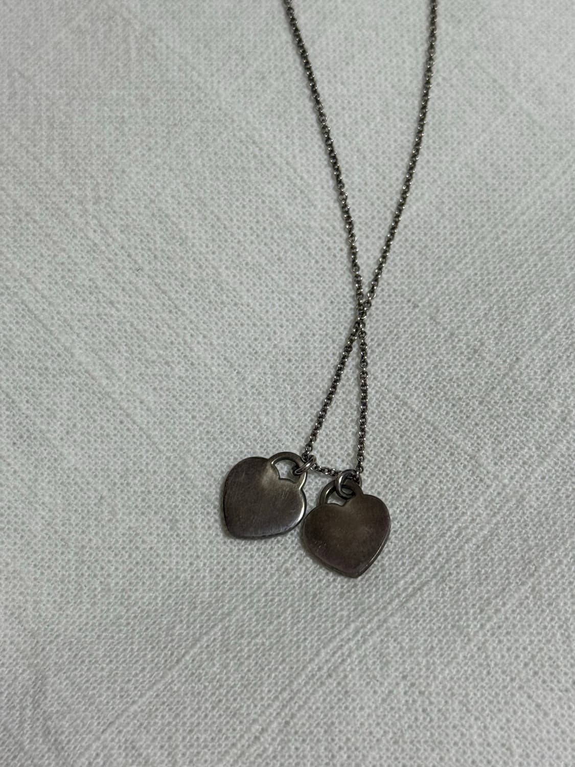 티파니앤코 목걸이 리턴투 민트 더블하트 목걸이 상품이미지3