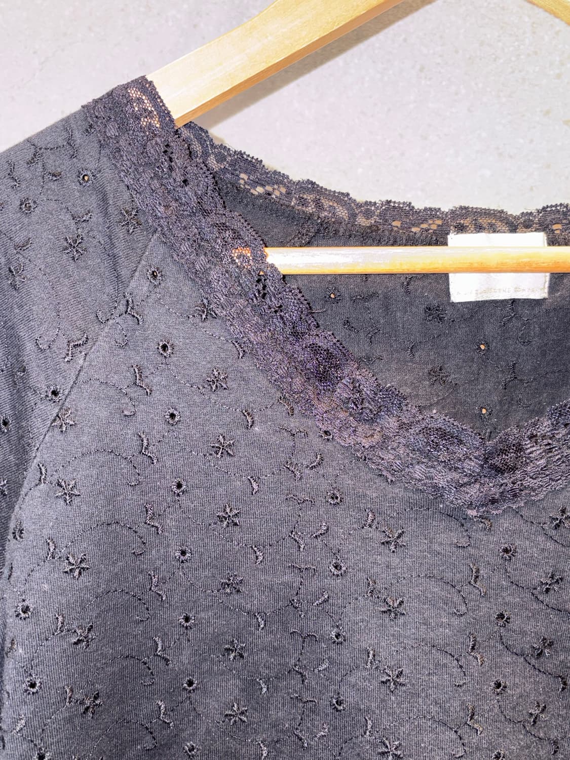 Eyelet tee 상품이미지2