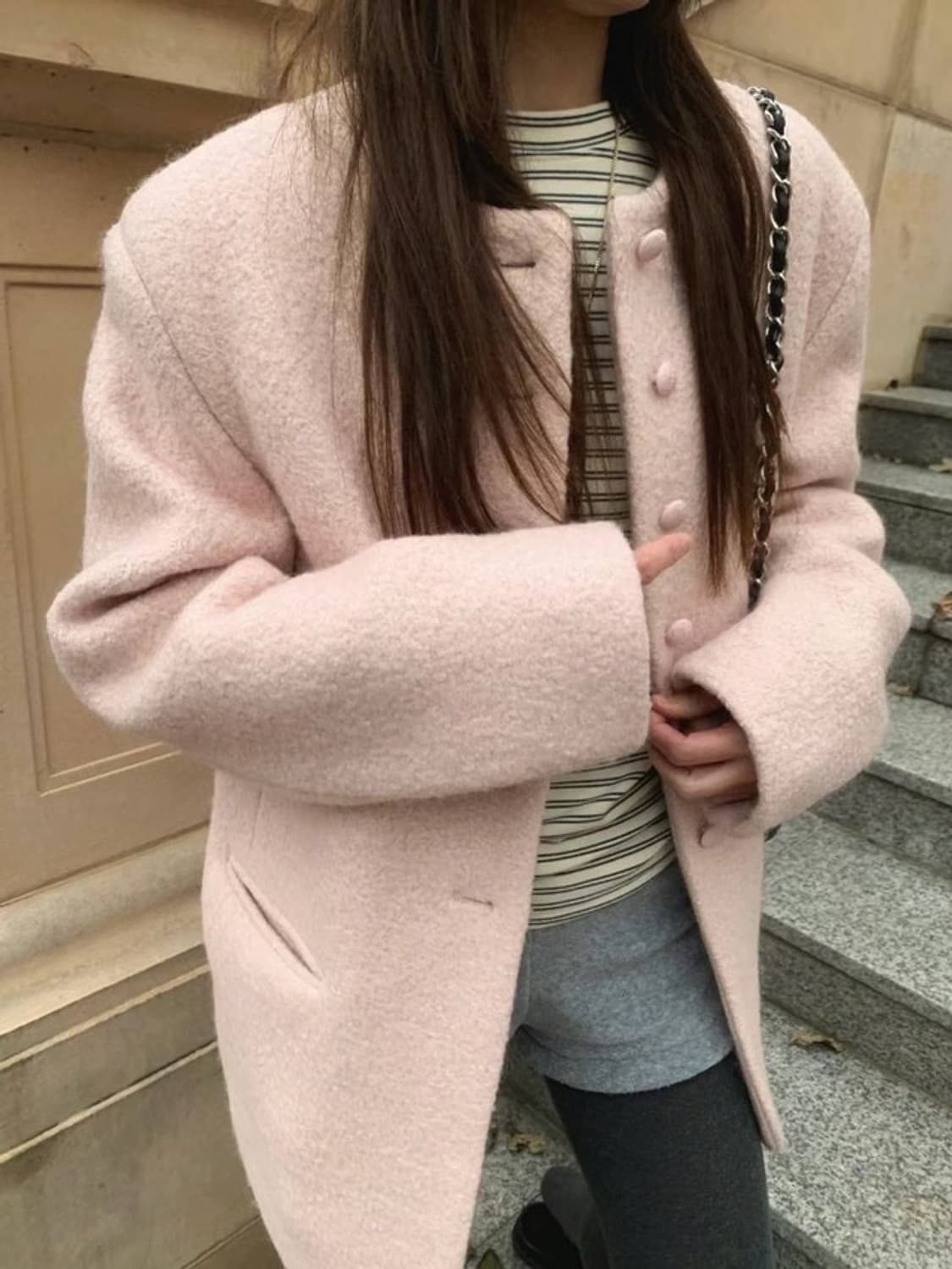 오픈업클로젯 노카라 울자켓 상품이미지4