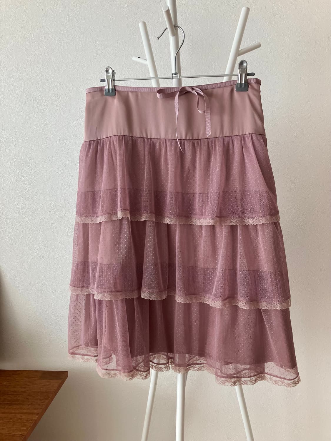 쿠미쿄쿠 핑크 3단 캉캉스커트 히메갸루 로걀 라떼갸루 상품이미지1