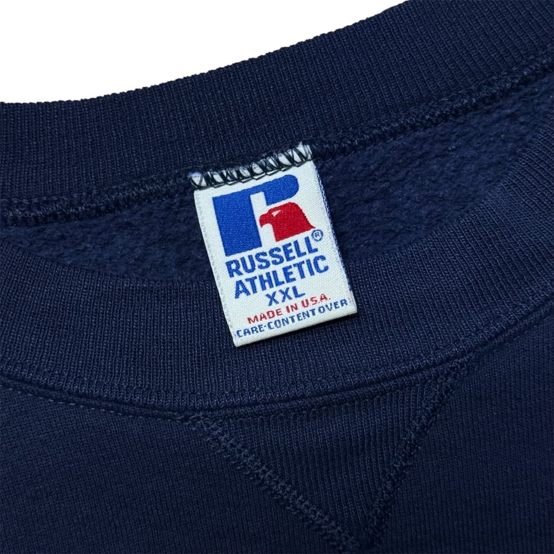 90s 러셀 스웻셔츠 네이비 상품이미지5